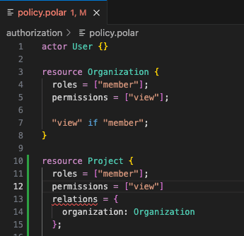 Syntax error in VS Code editor